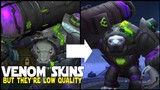 VENOM SKINS  BUT THEY'RE IN LOW QUALITY MODE | MOBILE LEGENDS LITE VERSION | MOBILE LEGENDS WTF