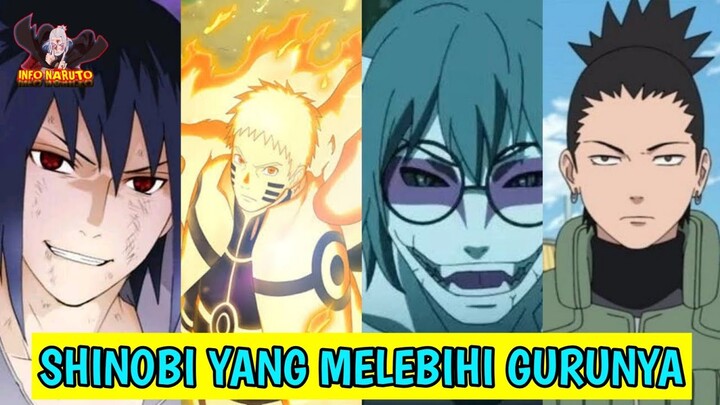 tak disangka ! 7 Shinobi yang mampu melebihi sang guru