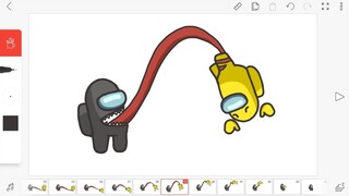 Cara Membuat Animasi Among Us Kill - Tutorial Flipaclip