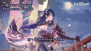 (Serenity's first Fandub) Raiden shogun demo Indonesia Fandub