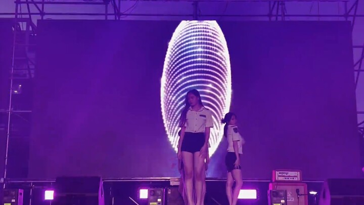 [Ningda Seabuckthorn Music Festival] Family, who understands, my legs are dizzy! AOA short hair danc