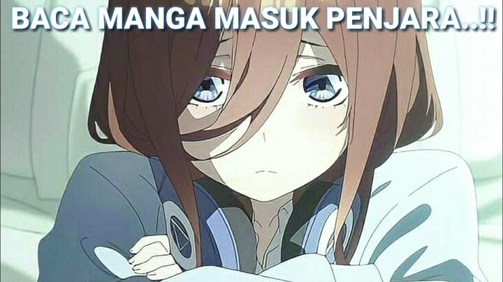 Sekarang baca manga ilegal bisa masuk penjara..