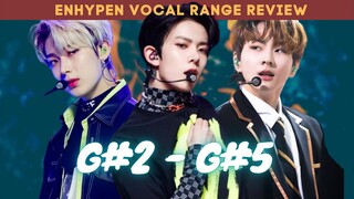 ENHYPEN’s vocal range had me shookt to the 5th octave!! (G#2 - G#5)