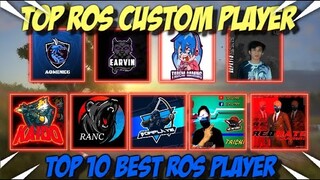 TOP 10 ROS CUSTOM PLAYER | TABEM GAMING,DAPAYTH AND MORE (ROS HIGHLIGHTS)