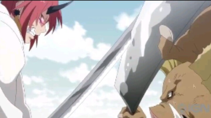 Scene Hiiro vs Geld movie tensura