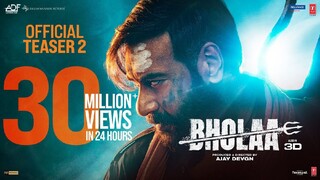 Bholaa Official Teaser 2 - Bholaa In 3D - Ajay Devgn - Tabu - 30th March 2023