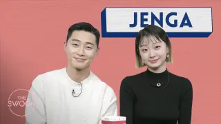 Park Seo-jun and Kim Da-mi play Jenga [ENG SUB]
