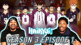 Karasuno vs Shiratorizawa Begins! Haikyuu Season 3 Episode 1 Reaction