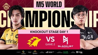 (FIL) M5 Knockouts Day 1 | ONIC vs BLCK | Game 2