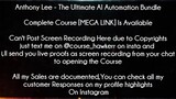 Anthony Lee Course  The Ultimate AI Automation Bundle download