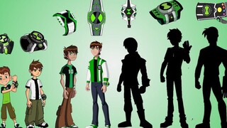 Ben Tennyson ทุกรุ่นที่มี Omnitrix ต่างกัน Ben 10