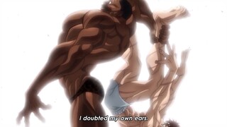 バキ! - Oliva vs Baki, Oliva spins Baki like a pinwheel