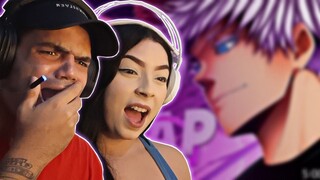 React - Gojo vs Sukuna (Jujutsu Kaisen) | Expansão de Domínio KAITO,M4RKIM,HENRIQUE MENDONÇA