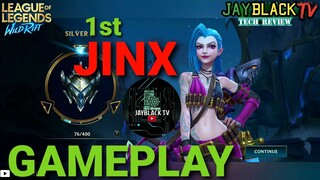 JINX 1ST GAMEPLAY | WILDRIFT | NEWBOY GAMER