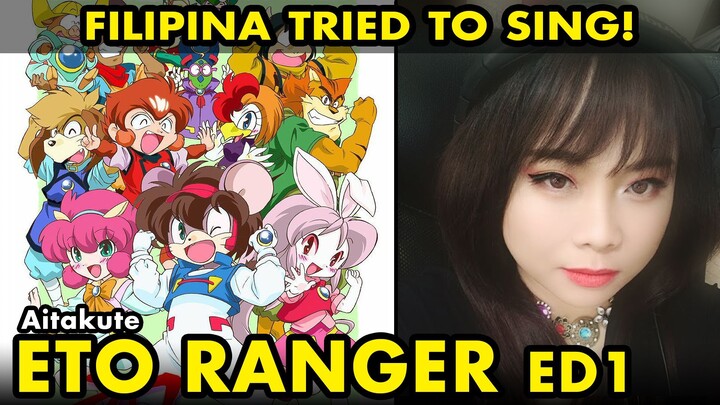 Filipina tries to sing Japanese anime song - ETO RANGER ending 1 anime cover by Vocapanda