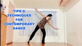 TIPS & TECHNIQUES FOR CONTEMPORARY DANCE.