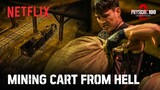 Mine cart push: "Who came up with this game???" | Physical: 100 Season 2 | Netflix [ENG SUB]