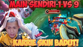 PERNAH GAK MAIN MOBILE LEGENDS 1 VS 9 !