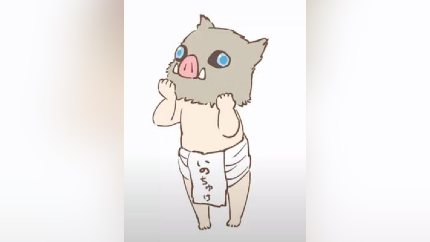 cute <3 inosuke babyinosuke kimetsunoyaiba kny demonslayer - Bilibili