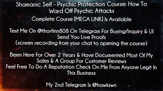 Shamanic Self Course Psychic Protection Course: How To Ward Off Psychic Attacks download