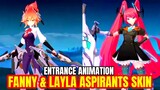 Layla - "Miss Hikari" & Fanny "Blade of Kibou" Aspirants Skins Entrance Update | MLBB