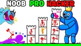 NOOB vs PRO vs HACKER | In Stick War Hero Tower | With Oggy And Jack | Rock Indian Gamer |