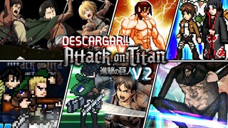 DESCARGA YA | ATTACK ON TITAN MUGEN V2 (EXAGEAR ANDROID & PC)-2021