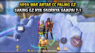 GAME PLAY 4VS4 WAR ANTAR CC × GARENA FREEFIRE