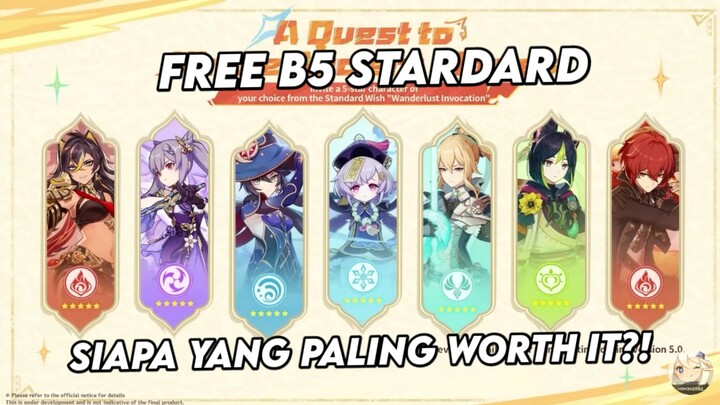 free B5 standard,siapa yg paling worth it untuk diambil?