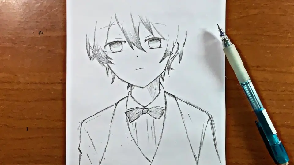 cool anime drawings in pencil