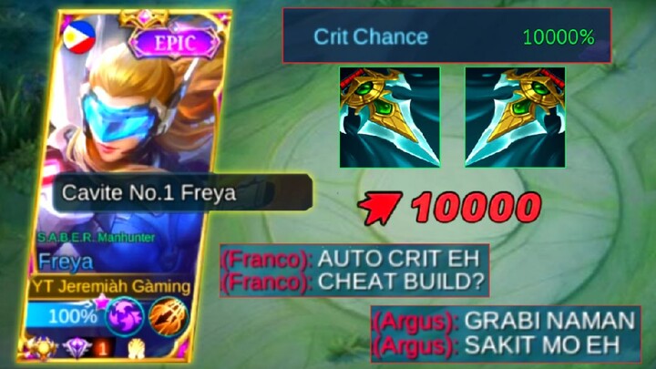 THE NEW CRITICAL ITEM HACK! | NEW INSANE DAMAGE | FREYA BEST BUILD 2022 | MUST TRY!!! | MLBB