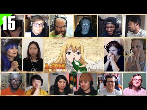 Dr. Stone Season 1 Episode 15 Reaction Mashup | ドクターストーン