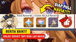 BERITA BAGUS/BERITA BURUK!!! 40+ PULL GRATIS, WEAPON GRATIS Di 4.3 - GENSHIN IMPACT.. (ENG SUB/DUB)