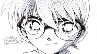 The most complete collection on the Internet! Original paintings of Gosho Aoyama in "Countdown to He