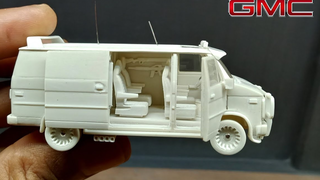 过分了!打火机大佬制作 可动GMC Vandura厢式货车P2