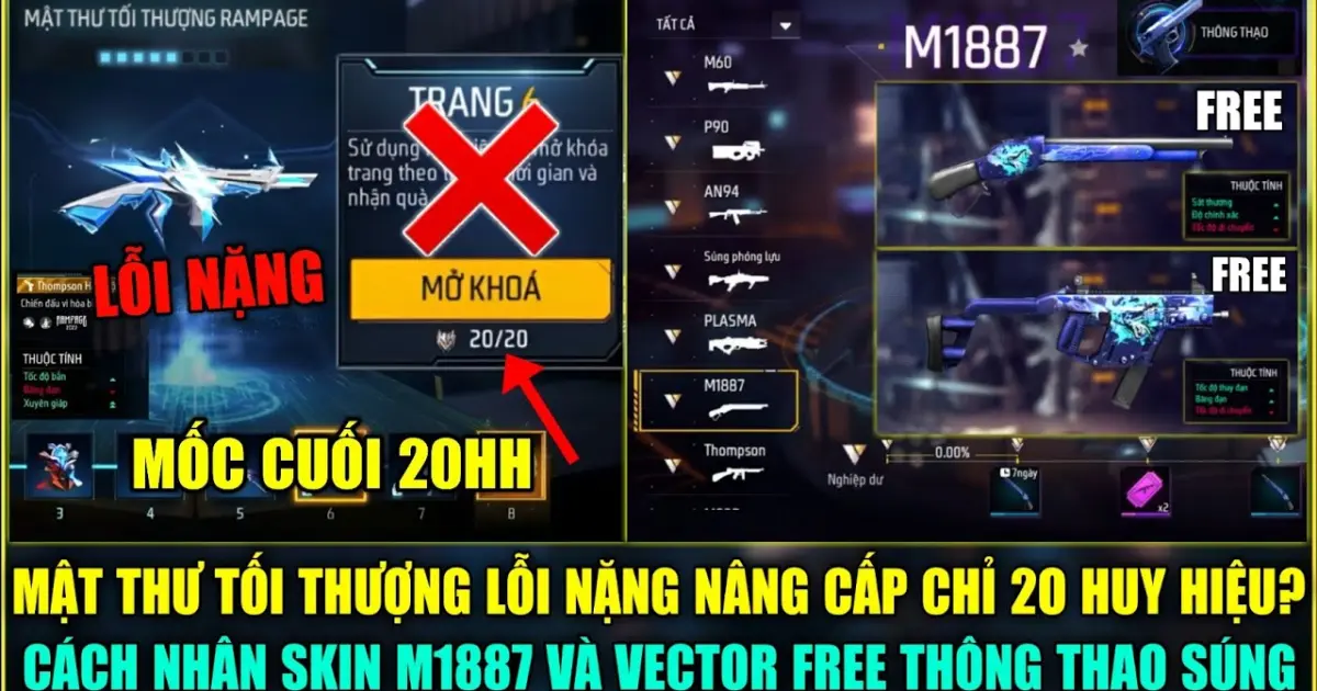 Free Fire) Vấn Đề Mật Thư Tối Thượng LỖI NẶNG? Cách Nhận Skin ...