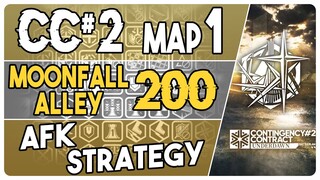 CC#2 Rotating Map 1 - Moonfall Alley 200 Points | AFK + Low End Strategy | Underdawn |【Arknights】