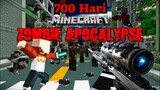 700 Hari Di Minecraft Tapi Zombie Apocalipse - Serum Penyembuh !!