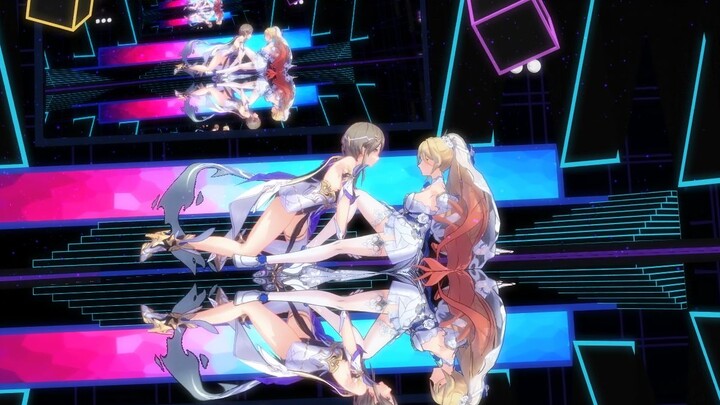 【崩坏3/MMD】好友咱们结婚吧！丽塔呆鹅的❤危 险 派 对❤