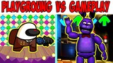 FNF Character Test | Gameplay VS Playground | Bonnie | Among US Impostor | Aurora | Huggy Wuggy