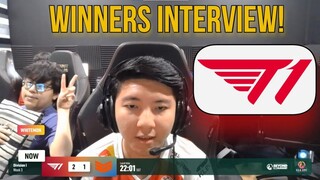 T1 VS SMG- WINNERS INTERVIEW! MVP WHITEMON - DPC SEA 2021/2022 Tour 3: Division I