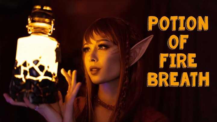 How-To: Flickering D&D Potion of Fire Breath (Foam Molten Rock)