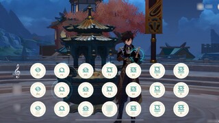 [Game] Zhongli Memainkan BGM Juragan Tanah