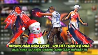 FREE FIRE | REVIEW TRƯỚC NẮM ĐẤM TUYẾT VÀ CHI TIẾT TOÀN BỘ NHỮNG PHẦN QUÀ SỰ KIỆN GIÁNG SINH SẮP TỚI