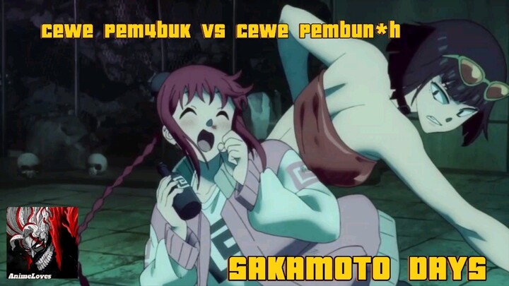 2 cegil berantem di sakamoto days