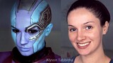 AVENGERS Nebula Makeup Transformation - Cosplay Tutorial
