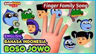 Finger Family Song | English, Bahasa Indonesia, Boso Jowo | Culoboyo Nursery Rhymes Kids Songs