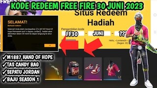 KODE REDEEM SEPATU JORDAN TERBARU 30 JUNI 2023 HARI INI 100% WORK || KODE REDEEM FREE FIRE JUNI