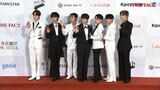 ATEEZ on 2023 The Fact Music Awards Red Carpet (full cut) | 231010