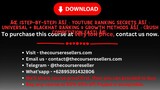 âœ…[STEP-BY-STEP] âš¡ï¸ YouTube Ranking Secrets âš¡ï¸ Universal + Blackhat Ranking & Growth Method